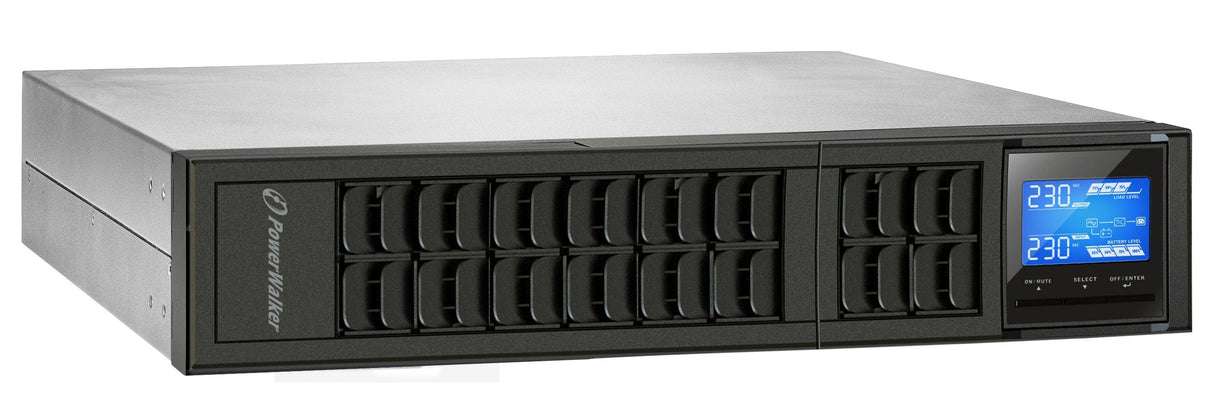 Powerwalker Vfi 3000 Crs Sistema De Alimentación Ininterrumpida (Ups) Doble Conversión (En Línea) 3000 Va 2400 W 5 Salidas Ac