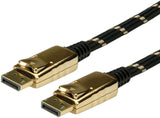 Roline Gold Displayport Cable, Dp St - St, 10 M