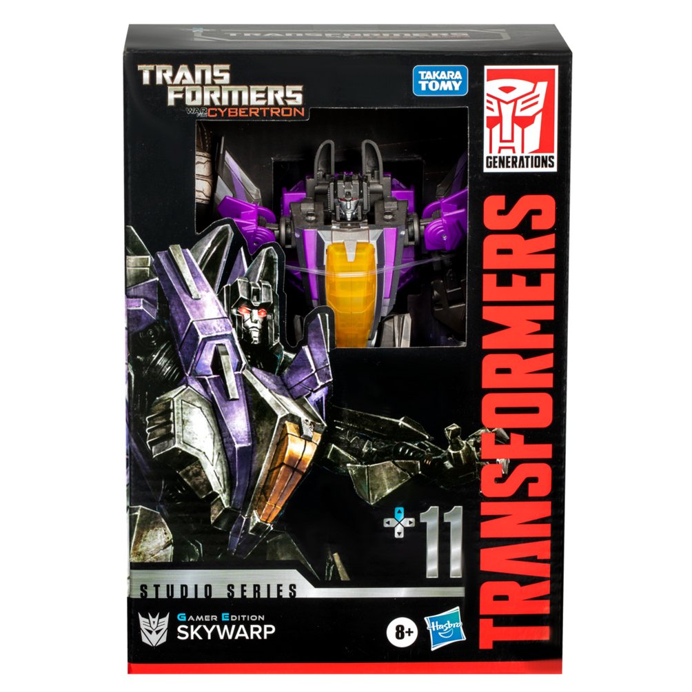 Figura Hasbro Transformers Cybertron Skywarp Studio Series Gamer Edition
