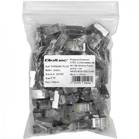 EAN 5901878545462 - Qoltec 54546 conector RJ45 Plata imagen 2