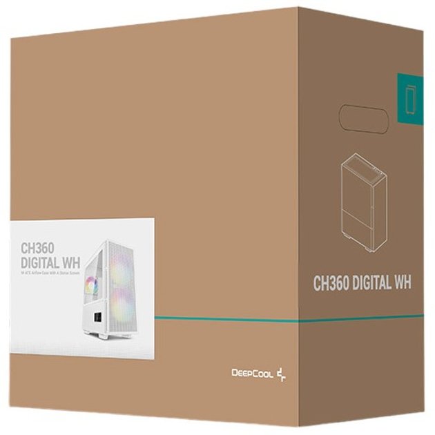 Caja Pc Deepcool Ch360 Mid  White