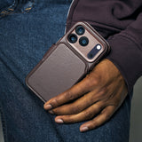 Decoded Leather Detachable Wallet Ip 17 Pro Chocolate Brown