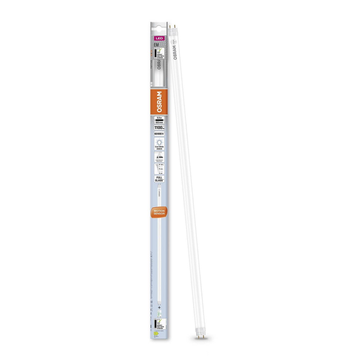 Osram Performance Class Tube T8 Frosted 18 Non-Dim 6,8w 840 G13