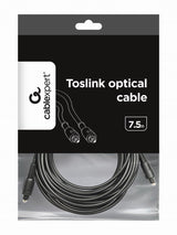 Gembird Cable Audio Optico Toslink 7,5 Mts Negro