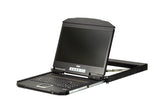 Aten Consola Lcd Panorámica Single Rail De Fondo Reducido (Hdmi, Usb)