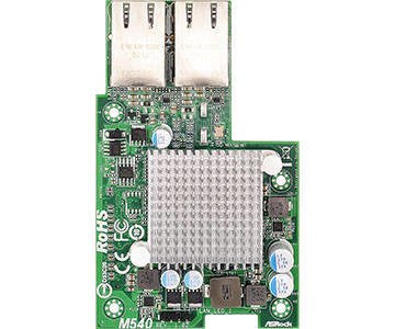 Asrock Lan Mezzanine Card M540, 2x10gbe Base-T, Intel X540, Pcix8