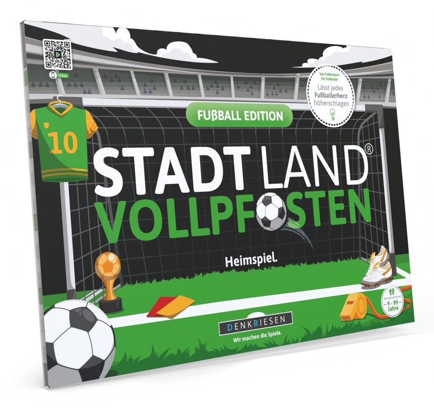 Stadt Land Vollpfosten - Balón De Fútbol Edition-Heimspiel - Din A4