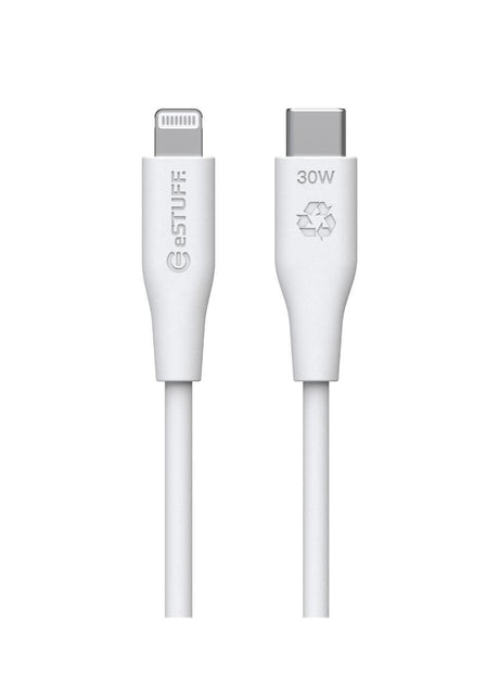 EAN 5715063055434 - eSTUFF ES602270-BULK cable de conector Lightning 2 m Blanco imagen 3