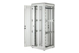 Armario De Red De 42ua Unique, 2053x800x800 Mm Puertas Perf. Dos Hojas, Sin Laterales, Gris