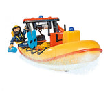 Simba Bombero Sam Neptuno Barco Con Figura, Vehículo De Juguete 109252571