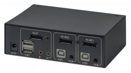 EAN 0766623153546 - Manhattan 153546 interruptor KVM Negro imagen 5