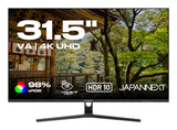 EAN 4589511173121 - JAPANNEXT JN-V315UHDR pantalla para PC 80 cm (31.5") 3840 x 2160 Pixeles 4K Ultra HD LCD Negro imagen 1