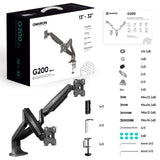 EAN 4603728440705 - ONKRON G200-B soporte para monitor 81,3 cm (32") Escritorio imagen 6