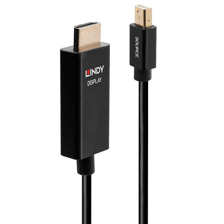 EAN 4002888409209 - Lindy 40920 adaptador de cable de vídeo 0,5 m Mini DisplayPort HDMI Negro imagen 1