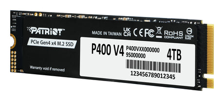 EAN 4711378421675 - Patriot Memory P400 V4 4 TB M.2 PCI Express 4.0 NVMe imagen 3