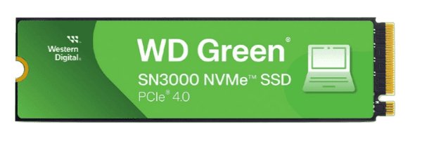 Ssd Western Digital Green 2tb M.2 Pcie Gen4 Nvme Write Speed 4200 Mbytes/Sec Read Speed 5000 Mbytes/Sec 2.3mm Tbw 250 Tb Wds200t4g0e
