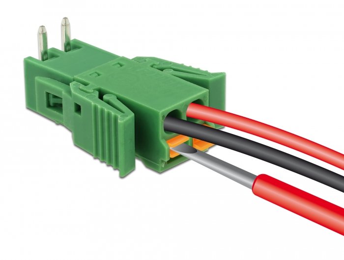 Terminalblock Set Für Platine 2 Pin 3,81 Mm Rastermass Horizontal