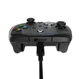 Pdp Rematch Radial Black Mando Con Cable Para Xbox X S One Pc