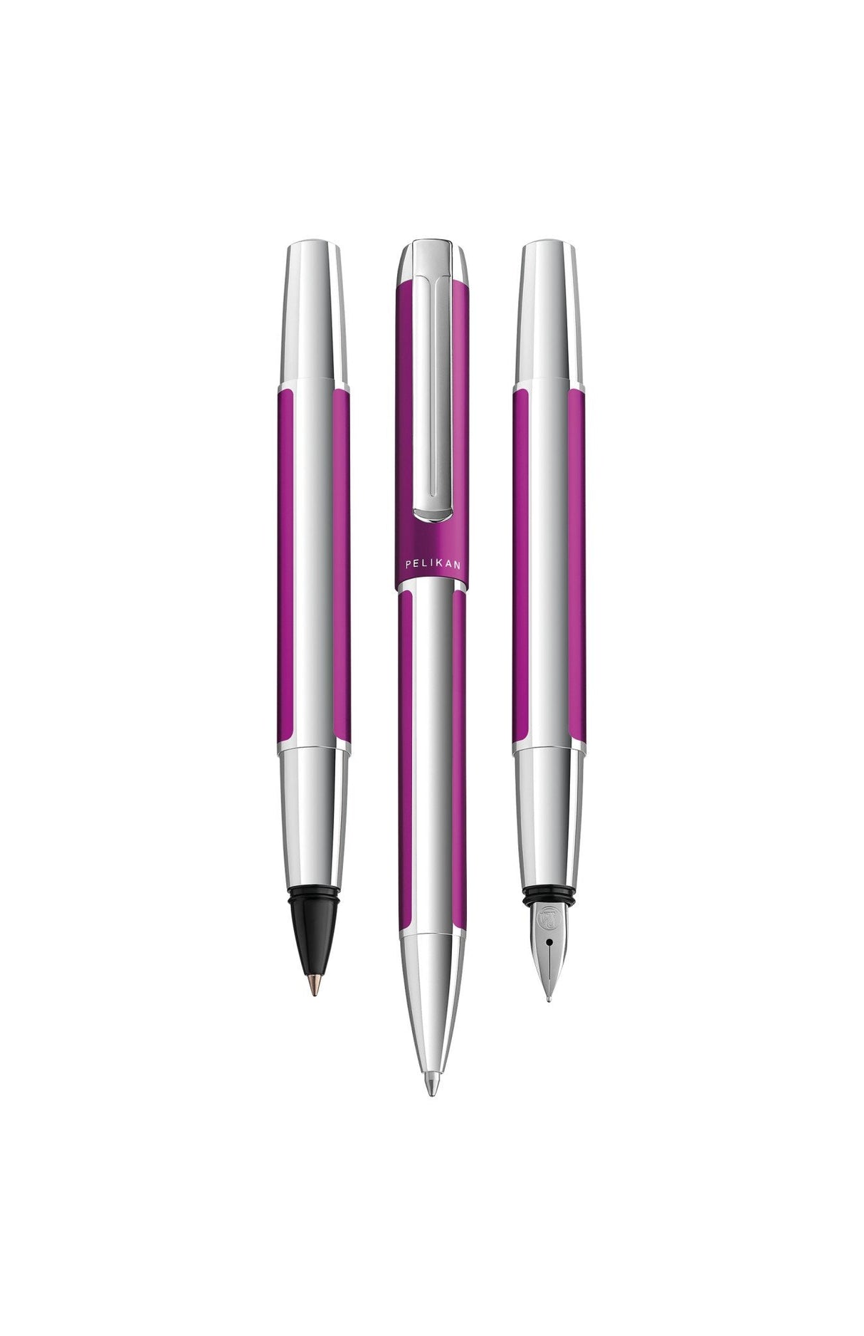 Pelikan Pura P40 823784 - Pluma Estilográfica (Punta Media), Color Morado