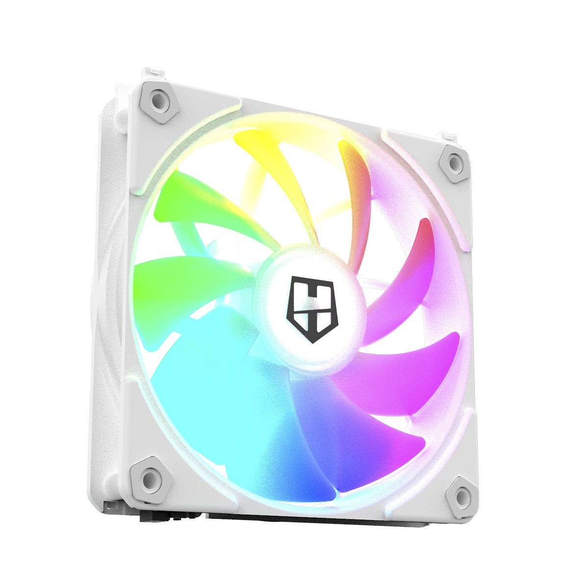 Nox Ventilador Hummer Easylink Argb Blanco Único