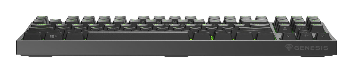Genesis Thor 404 Tkl Rgb Mechanical Gaming Keyboard, Kailh Box Brown V2 Switch, Us Layout, Wired, Black