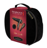 Secador De Pelo Remington D6940gp Salon Smooth + Kit De Cepillo, 2100 W, 3 Ajustes De Calor Y 2 Velocidades, Rejilla Iónica Cerámica, Negro