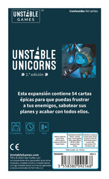 EAN 3558380092568 - Asmodee TEEUU04ES juego de tablero Unstable Unicorns Dragones Expansión de juego de cartas imagen 3