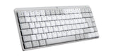 Teclado Ingles Logitech Mx Mini Mechanical For Mac Bluetooth Qwerty Internacional De Ee.Uu. Gris, Blanco