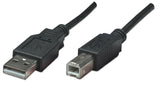 EAN 0766623374507 - Manhattan 374507 cable USB USB 2.0 0,5 m USB A Negro imagen 1