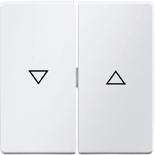 Berker 16256089 Wippen M Aufdruck Symbol Pfeil Polarweiss Samt