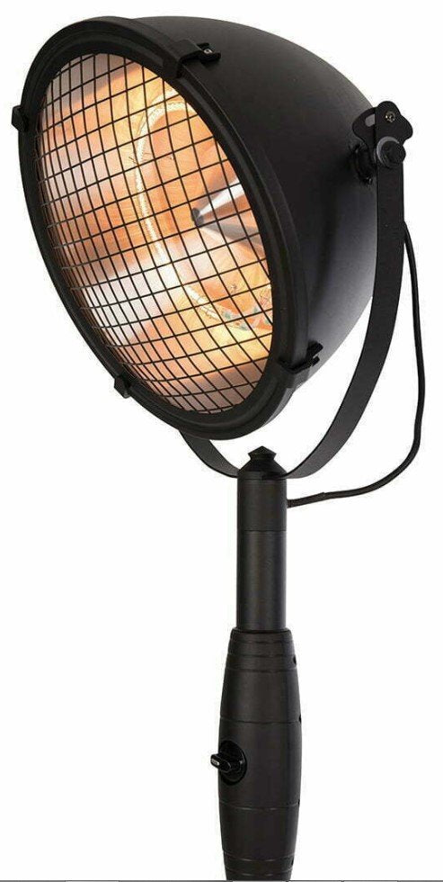 Sunred Calefactor Rss19, Infrarrojo De Pie Indus Bright, 2100 W, Negro