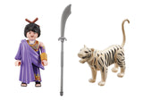 Playmobil Luchadora Asiatica Con Tigre