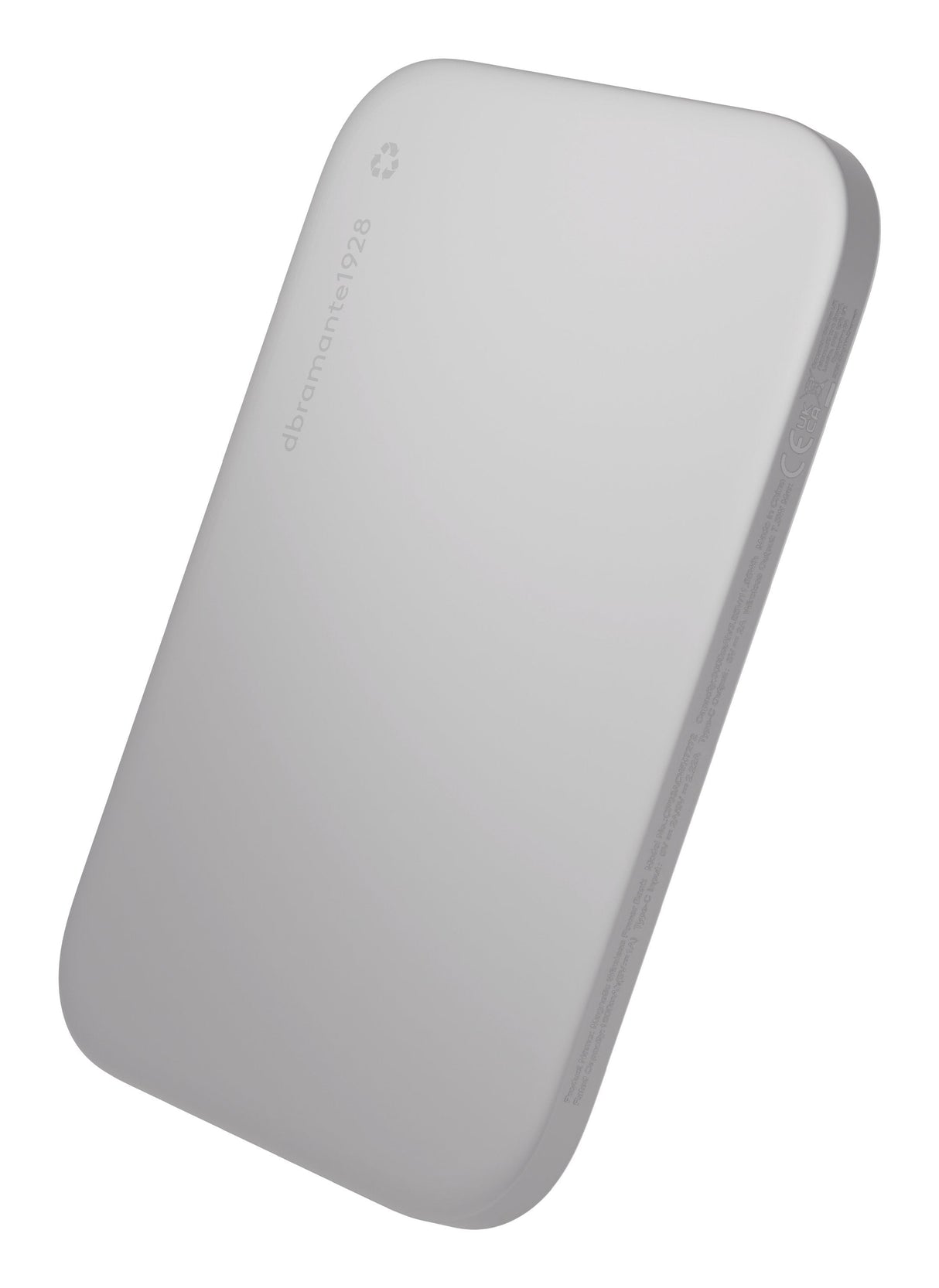 Dbramante1928 Re-Charge Cargador Inalámbrico Ultra Slim Qi1.3 3000 Mah 10 Vatios (Usb-C) En El Cable: Usb-C Blanco