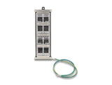 Keystone Halterung 8 Port Neigbar Für Hutschiene Oder Wandmontage