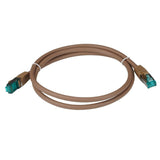 Efb Rj45 Cable De Red S Ftp Cat6a Lszh Braun Laenge 1m 4x2xawg27 7 Nach Tia Eia568b Geschirmt Uebertragungsstandards 10gbit