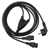 EAN 5705965856338 - Microconnect PE011318 cable de transmisión Negro 1,8 m Enchufe tipo F Acoplador C13 2 x imagen 2