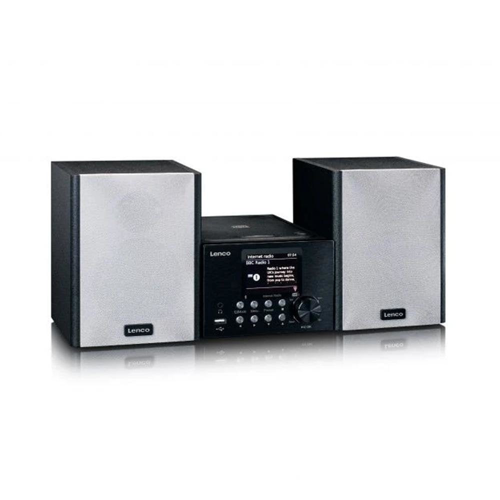 Lenco Mc-250, Minicadena De Música Para Uso Doméstico, Negro, 1 Cubierta(S), 24 W, Dab+,Fm, Tft