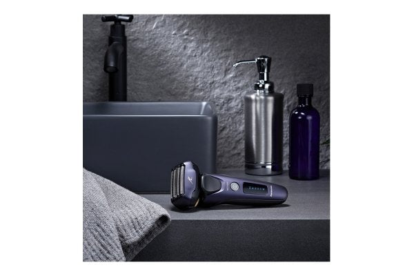 Panasonic Es-Lv67-A803 Depiladora Para La Barba Mojado Y Seco Negro, Púrpura