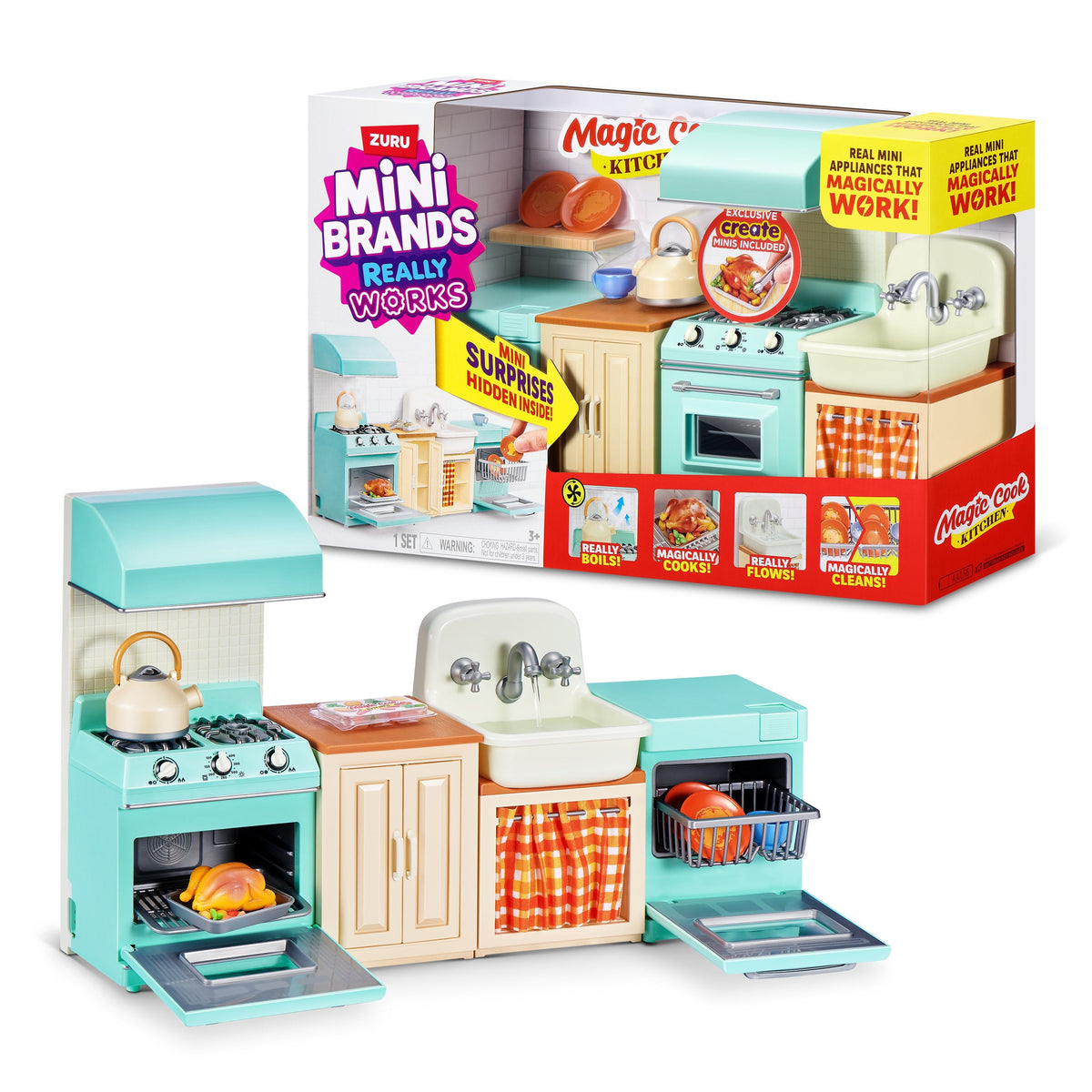 Zuru Mini Brands Magic Cook Kitchen Playset Series 1 77858