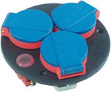 EAN 4007123148370 - Brennenstuhl 1081090 base múltiple 3 salidas AC Negro, Azul, Rojo imagen 1