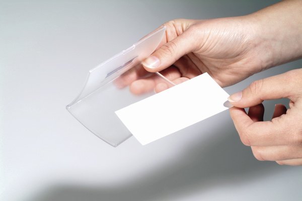 Click Fold Namensschilder Transparente 9 Cm X 5.4 Cm