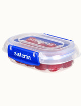 Simema Fiambrera Set Klip It Plus 3 X 180 Ml Azul