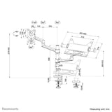 Neomounts By Newstar Soporte De Escritorio Para Monitor Y Portátil 17"-27" Negro Max.8kg