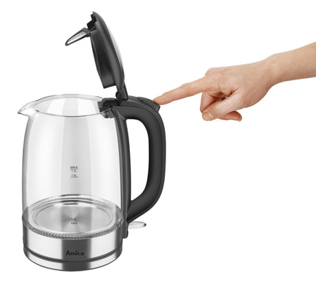 EAN 5906006942229 - Amica KD 2050G tetera eléctrica 1,7 L 2200 W Negro, Transparente imagen 5