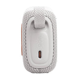Jbl Go 5 Altavoz Bluetooth Ultraportátil Con Sonido Big Jbl Pro Y Graves Fuertes, Emparejamiento Airtouch, Diseño Impermeable Y Tiempo De Reproducción De 10 Horas, Color Blanco