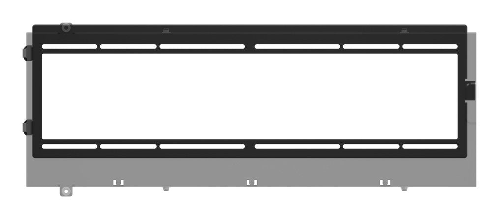 Havn Hs 420 Fan Brackets Para 360 Mm Radiatoren - Negro