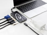 EAN 4043619877737 - DeLOCK 87773 base para portátil y replicador de puertos Alámbrico USB 3.2 Gen 1 (3.1 Gen 1) Type-C Negro imagen 6