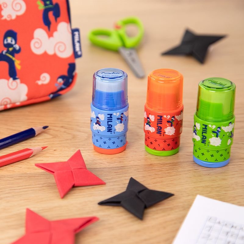 Milan Afilaborras Extension Serie Especial Ninjutsu Caja Expositora De 16 C/Surtidos