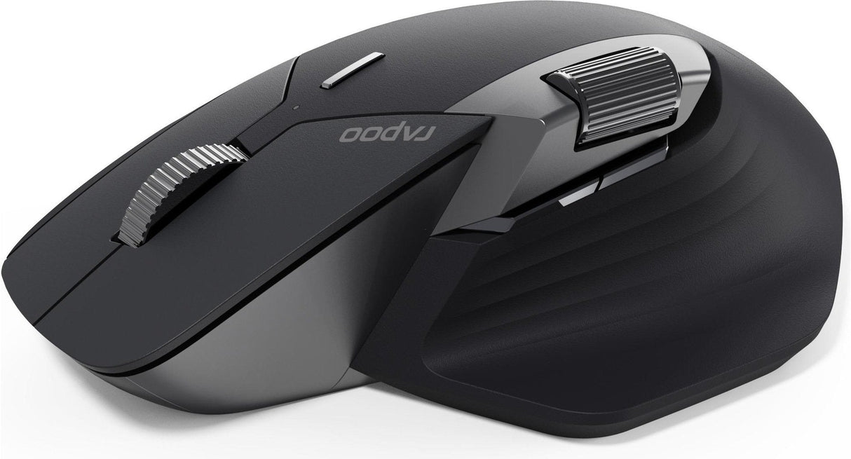 Ratón  Rapoo Mt760l  Mano Derecha Rf Wireless + Bluetooth Óptico 3200 Dpi
