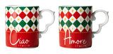Bialetti Mug Italia Damier 300 Ml 2 Tassen